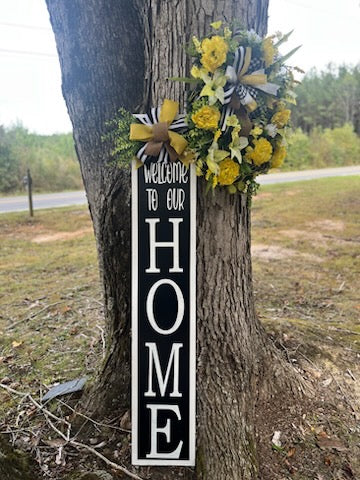 Any Season Wreath with Matching Board